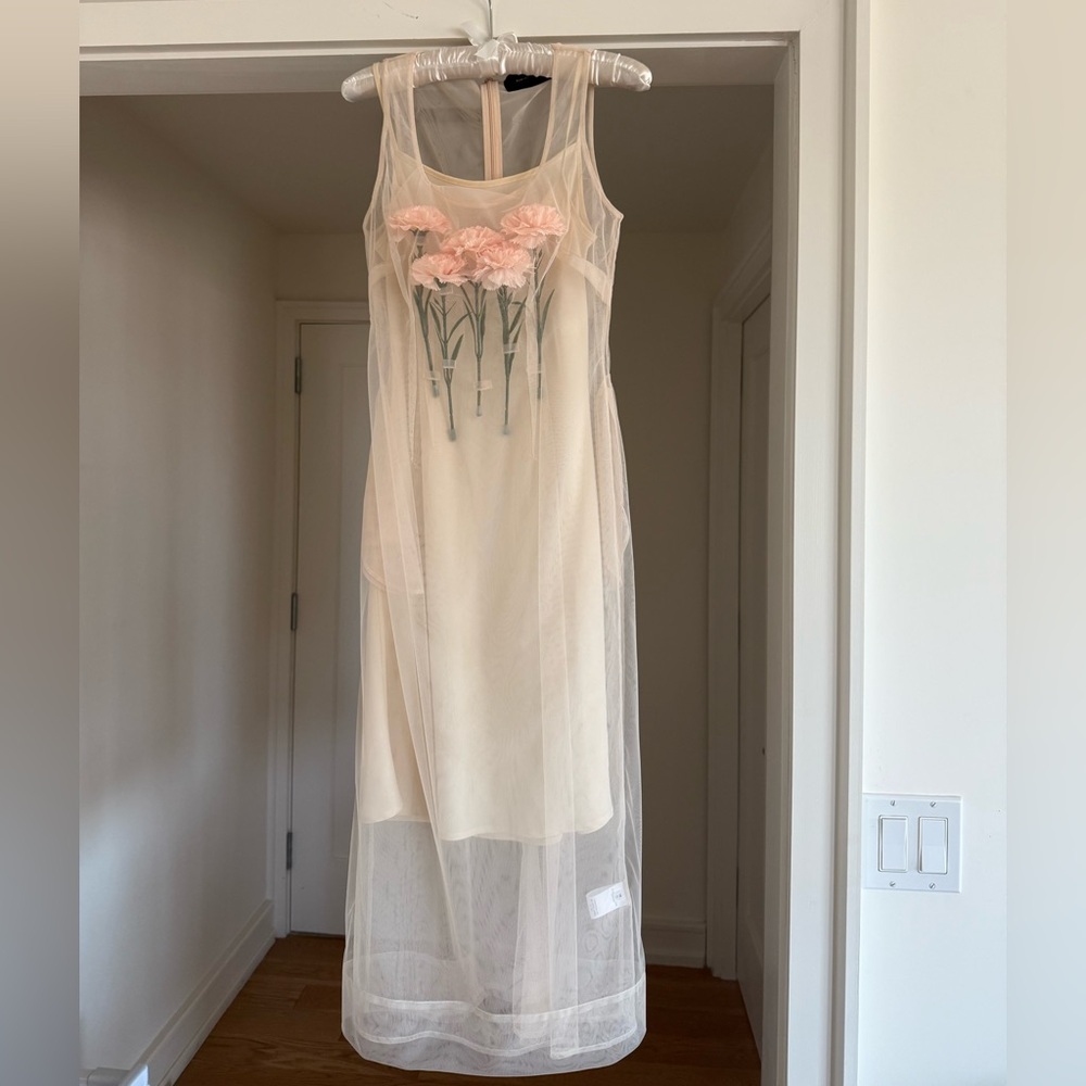 Simone Rocha carnation dart dress